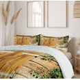 thumbnail image 6 of Ambesonne Rustic Duvet Cover Sets, Countryside Shutters, 2-King, Beige Green, 6 of 7