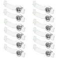 thumbnail image 1 of 100 PCS Barra de luz Soportes de montaje de sujeción Clip de fijación de un lado para 10 mm Luz de tira LED, 1 of 6