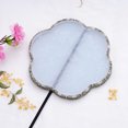 thumbnail image 4 of Butterfly Fan Imitation Flower Luo Shaped Fan Long And Short Handle Fan Hanfu Dance Retro Shooting Props Round Fan, 4 of 4