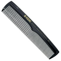 Kent SPC85 5 inch Salon-Style Dressing Cutting Comb with Wide and Fine Teeth Professional Barber Haircut Comb for Styling and Teasing, Hard Rubber, Anti-static, Unbreakable & Heat Resistant