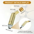 thumbnail image 3 of Adaptador para techo inclinado, 180/345 grados 60x15mm M10 adaptador de accesorio de luz de techo para candelabro de luz colgante (Dorado oscuro), 3 of 7