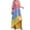 Pink, variant on Bigersell Dresses for Women 2023 Party Women's Summer Fashion V-Neck Short Sleeve Printed Swing Dress Homecoming Dresses Women Boho Dresses, Style 4407, Green XL