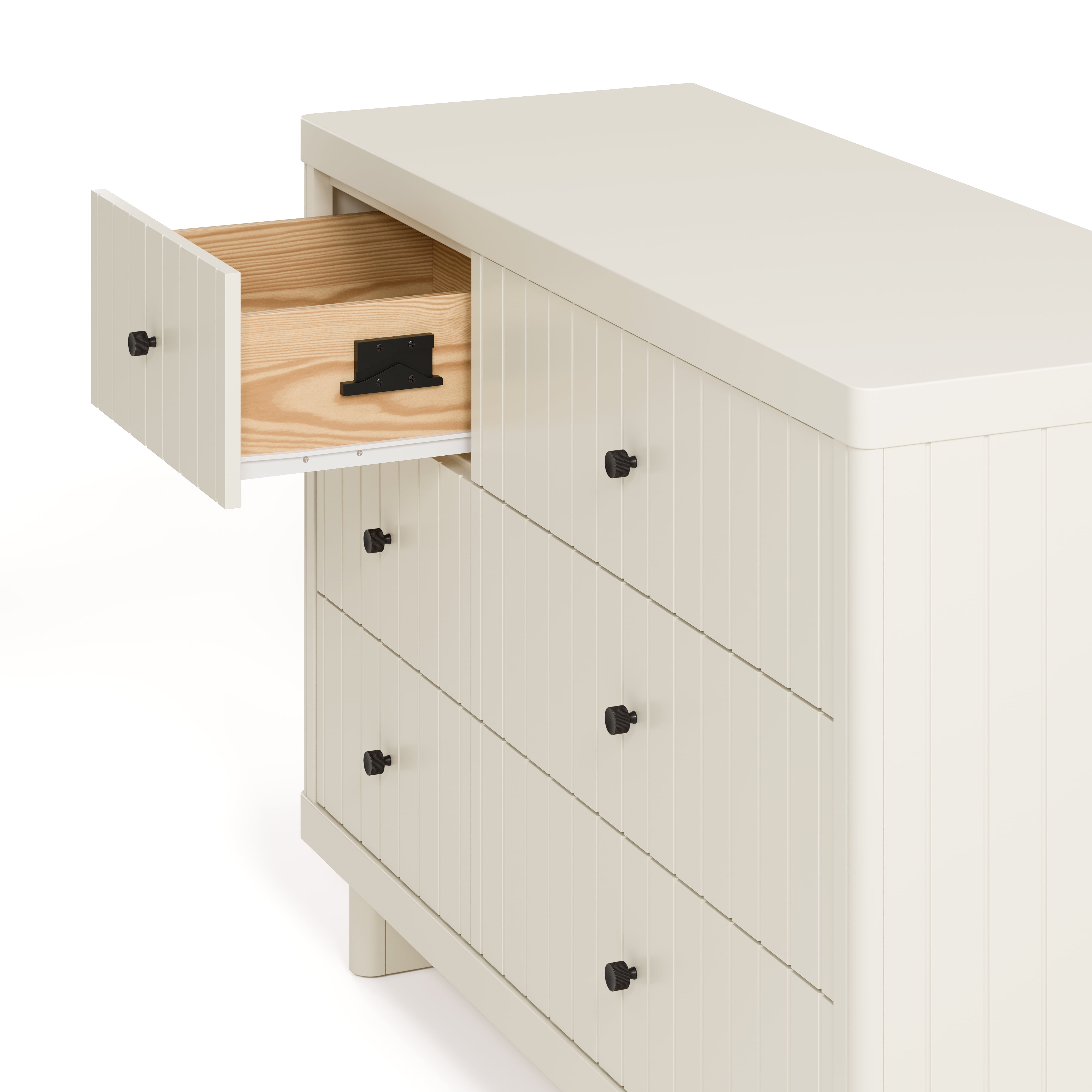 Art of Nursery by Storkcraft Kyoto 6 Drawer Nursery Dresser, Frosted Oat
