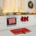 thumbnail image 5 of Merry Christmas Welcome Door Mat Welcome Floor Front Door Mats Rug Christmas Tree Decor Non Slip Doormat Home Kitchen Bathroom Indoor Outdoor Decorations 18 X 30 in, 5 of 6