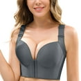 thumbnail image 1 of Harpily 2025 Bra Women Front Closure&Wide Straps Longline Cup Full Coverage Push Up Bra, 1 of 9