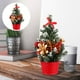 thumbnail image 3 of FELTECHELECTR Adorno de árbol de Navidad artificial, adorno de escritorio, mini árbol de Navidad., 3 of 6