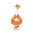 thumbnail image 4 of Ccwuwei Porch Goose Summer Outfit, UV Resistant Goose Accessories with Sunglasses Headwear, 23 in Large Porch Goose Clothes, Outdoor Garden Pool Party Costume Set - Orange, 4 of 7