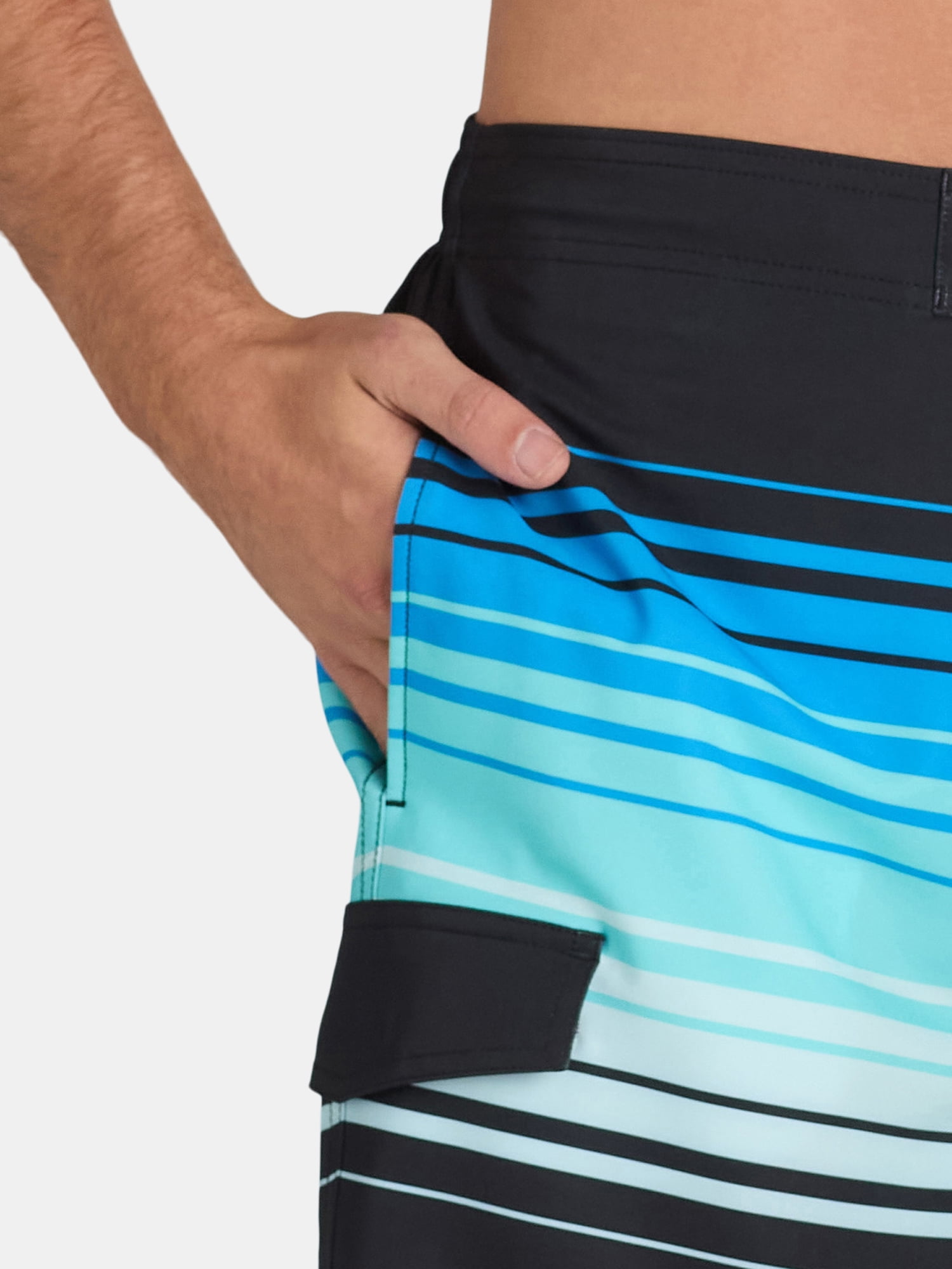 George Men's and Big Men's E-Board Swim Trunks with UPF 50+, 9" Inseam, Sizes S-3XL