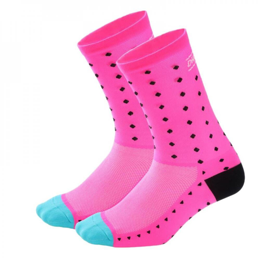 Professional Cycling Socks Racing Breathable Mens Women Running Sports Calf Sock 