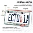 thumbnail image 3 of Aluminum License Plate Frame 2 Pack Car Exterior Accessory Car Tag Holder for Front Rear Plates Cars Decor Elegant Little Robin, 3 of 7