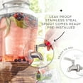 thumbnail image 6 of JoyJolt  Glass Drink Dispenser with Spigot & Fruit Infuser - 1 Gallon - 8' x 11', 6 of 6