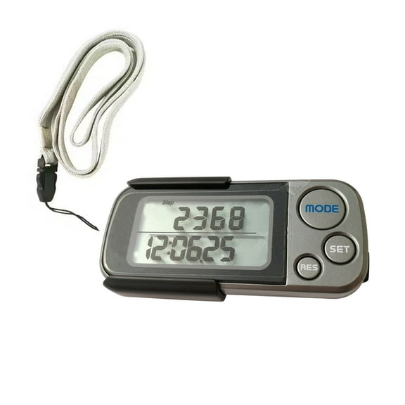 Hyasfey Walking 3D Pedometer with Clip And Lanyard 30 Days Memory Simple Step Counter with LCD Display Accurate Activities Fitness Tracker for Men Women Seniors