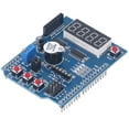 thumbnail image 1 of Multifunctional Expansion Board, Compact Size Digital Display MCU Development Board Adjustable Potentiometer With 4 LED Indicators For Wireless Experiment, 1 of 8
