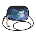 thumbnail image 2 of Stylish Crossbody Phone Bag Purse Handbags Adjustable Strap, Compact Design for Essentials Cute Blue and White Cat, 2 of 7