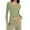 Green, variant on Dealovy Long Sleeve Shirts for Women V Neck Solid Color Tees Slim Fitted Solid Color Basic Undershirts