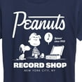 thumbnail image 3 of Peanuts - Record Shop - Women's Short Sleeve Graphic T-Shirt, 3 of 6