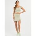 thumbnail image 2 of Jessica Simpson Women’s Solid Skirt with Lace Biker Short, Sizes XS-XXL, 2 of 4