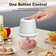 thumbnail image 4 of Machacador de Eléctrico de 400 Ml, Minipicadora, Picadora de Carne Multifunción, Licuadora de Verduras con Carga USB., 4 of 5
