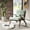 Seafoam, variant on Mid Century Style Orange Lounge Chair | Ideal for Home Decor | Rubber Wood and Polyester Build | High - Density Foam Support