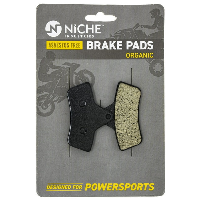 Niche Front Rear Brake Pad Set for Arctic Cat 400 Organic 519-KPA2292D