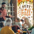 thumbnail image 6 of Happy Fall Door Cover Fall Party Decorations Baby Cow with Scarf Fall Festival Decorations Pumpkin Door Banner for Autumn Harvest Thanksgiving Party Supplies, 6 of 6
