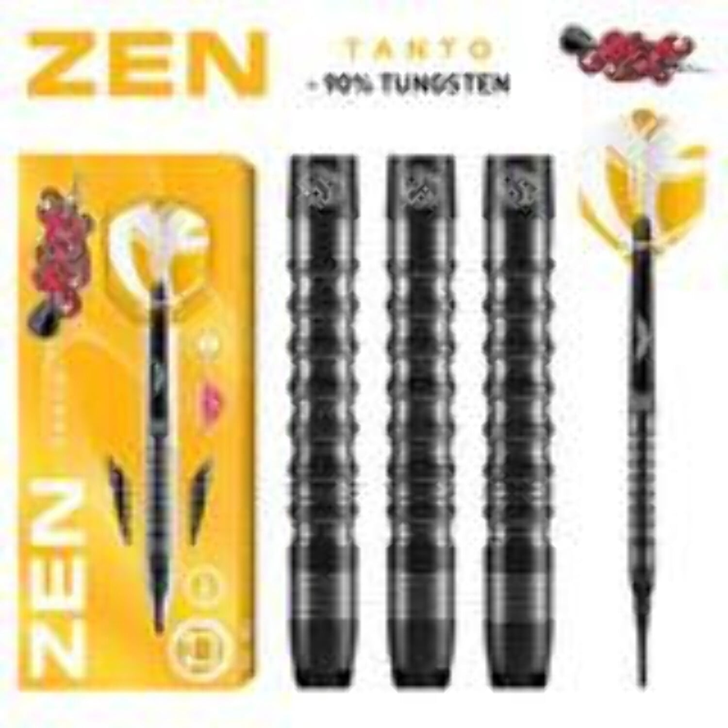 Shot Zen Tanto Soft Tip Dart Set-90% Tungsten-20gm