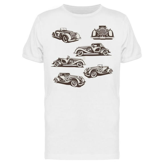 Retro 30s Car T-Shirt Men -Image by Shutterstock, Male x-Large