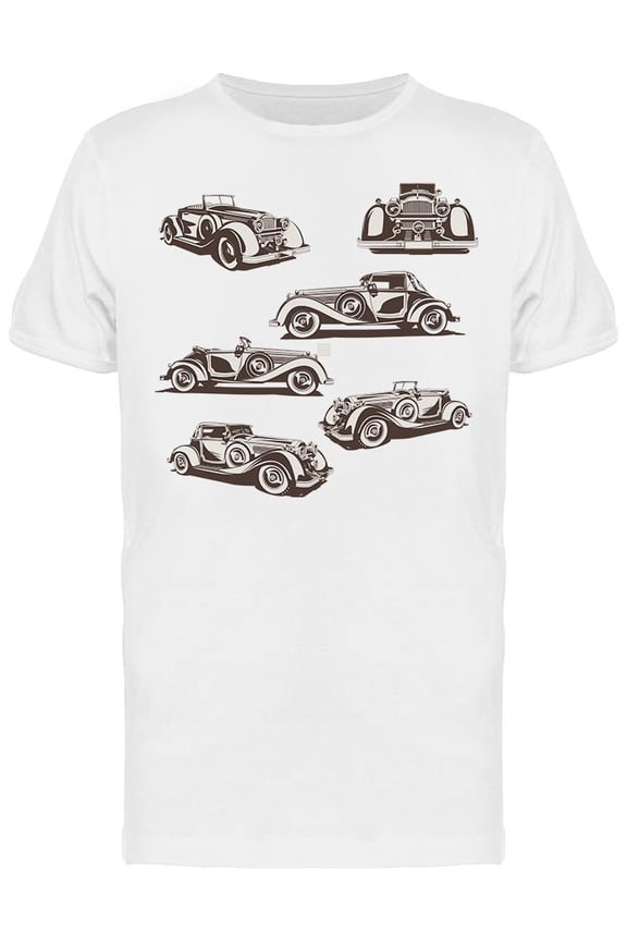 Retro 30s Car T-Shirt Men -Image by Shutterstock, Male 3X-Large