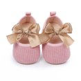 thumbnail image 4 of AOOCHASLIY Boys Girls Casual Shoes Toddler Kids Baby Girls Shoes Summer Bowkont Princess Dress Shoes Solid Shoes, 4 of 5