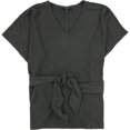 thumbnail image 1 of Alfani Womens Dolman-Sleeve Tie Tunic Blouse, urbanolive, L, 1 of 2