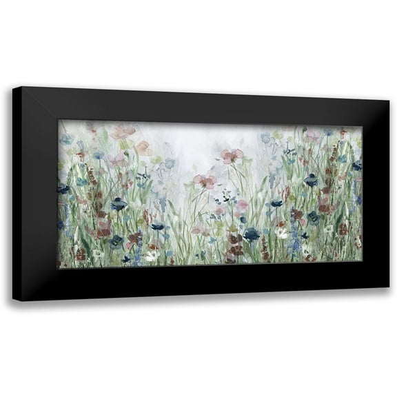 Robinson, Carol 14x9 Black Modern Framed Museum Art Print Titled - Wildflower