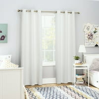 Sun Zero 2-pack Arlo Textured Thermal Insulated Grommet Curtain Panel Pair
