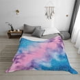 thumbnail image 6 of Glitter Sparkles Shimmer Printing Throws Blanket Fleece Soft Cozy Warm Plush for Travel Chair Bedroom Living Room Sofa 60"x50", 6 of 7