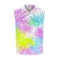 thumbnail image 5 of Nmnitkp Tank Tops Men Sleeveless Hawaiian Print Front Shirt for Men,High-Quality Fabric Mens Tank Top Button Down Shirts Multicolor,L, 5 of 5