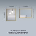 thumbnail image 4 of Catton Mirror - Rectangle 32" High Gold 24"W x 32"H x 1"D Gold, 4 of 5