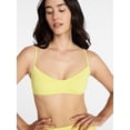 thumbnail image 4 of Time and Tru Women's and Women's Plus Ribbed Bralette Bikini Top, Sizes XS-3X, 4 of 5