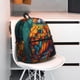 thumbnail image 5 of Easygdp Colorful Owl Forest Mochila Casual para Portátil, Mochila para Escuela, Viajes, Negocios, 5 of 6