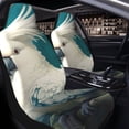thumbnail image 4 of Goofa Tropical Parrot Floral Artwork Printed Car Seat Covers, Automotive Seat Covers for Cars Trucks and SUVs, Quick Setup Universal Fit Elastic Seat Covers-2 PCS, 4 of 6