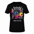 thumbnail image 1 of Playera de Stitch para Caballero, con Estampados de Stitch y Frase Negro Talla CH, 1 of 4