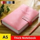 thumbnail image 2 of A5 Thick Notebook Journal PU Hard Cover Diary Notepad European Style Student Sketchbook Stationery Office Work Planner Note BookCN He Qiyong unisex, 2 of 2