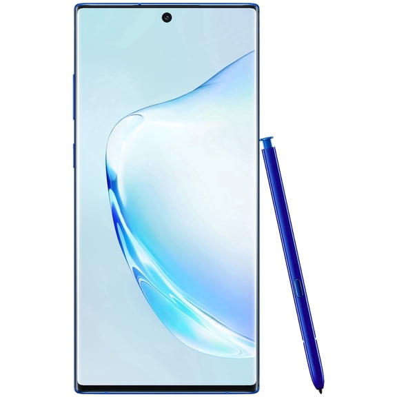 Pre-Owned Samsung Galaxy Note 10 Plus 256GB Fully Unlocked Aura Blue (LCD SHADOW) (Good)