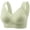 Green, variant on FYDUU Minimizer Bras for Women Casual Thin Breathable Top Bra Underwear Without Steel Ring Gathering Support Push Up Bras