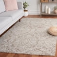 thumbnail image 2 of SAFAVIEH Ebony Addie Floral Area Rug, Brown/Ivory, 6' x 9', 2 of 7
