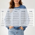 thumbnail image 7 of Lmnyox Sweatshirts for Women Vintage Loose Solid Color Crew Neck Pullover Casual Long Sleeve Tops, 7 of 7