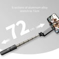 thumbnail image 2 of 28.3-Inch Multi-function Selfie Stick Desktop Tripod Gimbal Stabilizer with Telescoping, 2 of 8