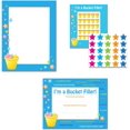 thumbnail image 1 of Bucket Filler Classroom Theme Set - Student Certificates, Border Paper, and Incentive Sticker Chart, 1 of 4