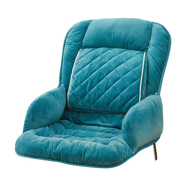 Coussin Chauffant avec Support Lombaire Réglable Grande Zone de Chauffage 3 Réglages de Chaleur pour Maison et Fauteuil Roulant