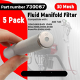 thumbnail image 3 of Filtro de Colector de Fluido de 30 (Paquete de 5) 730-067 para 440, Impact 440, 540, 640, 740, 1040i, 640i, 840i y PowrPin 3500, 3 of 3