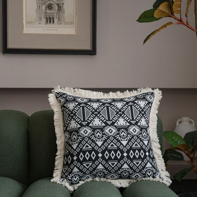 Jacquard Multicolor sofá almohada cabecera cojín sala de estar almohada silla coche sin núcleo
