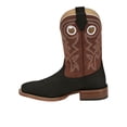 thumbnail image 3 of Justin Boots Mens  News Wide Embroidered Square Toe Cowboy  Mid Calf Boots, 3 of 5